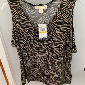 Michael Kors shirt size medium. Cold shoulder